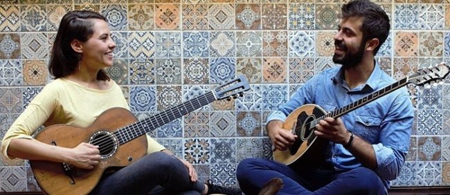 Rebétiko avec les musiciens Theodora Athanassiou et Alexandros Kentri (c) CAC /Cité Bleue