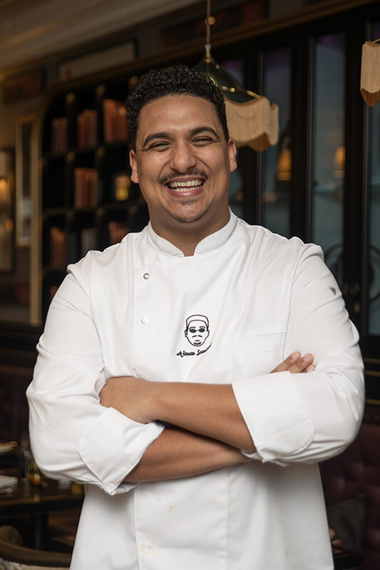 Le Chef Aïmen Samhoud pratique une cuisine authentique, originale proche du terroir (c) Hôtel Rotary MGallery-Genève