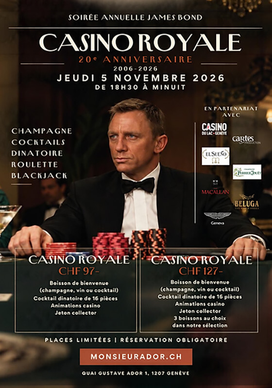 A ne pas rater, la prohaine soirée tenue au restaurant de Monsieur Ador (c) Monsieur Ador