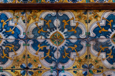 Détail de céramique Villa Aliaga (c) Béatrice Velarde