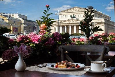 Le Bolshoï vu de l'Hôtel Métropol