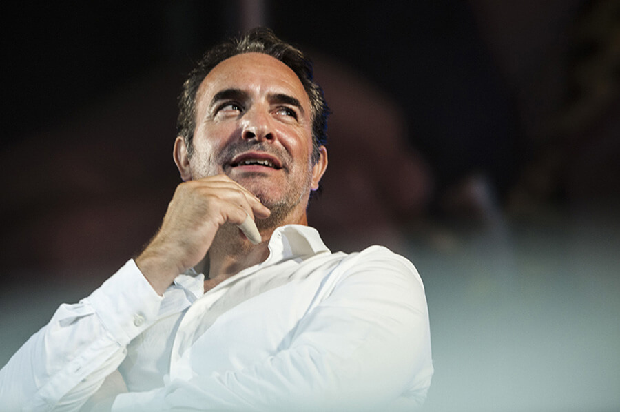 L'acteur français Jean Dujardin présentant I feel Good