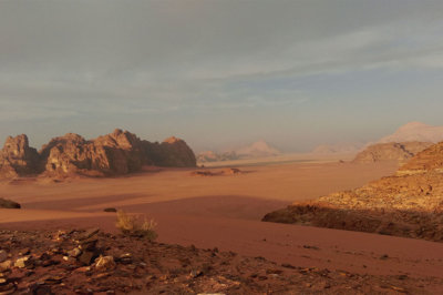 Les paysages changent à l'infini Wadi Rum