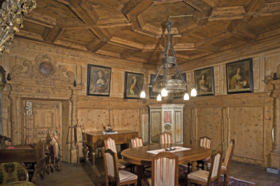 Hotel Albrici ancienne salle à manger rénovée à l'dentique