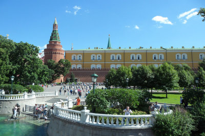 Moscou centre promenade sur les bords de la Moskova (c)G.A.-D