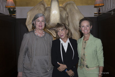 Catherine Labouchère Présidente de la Fondation ISREC et Députée au Gr. Conseil du Canton de Vaud Evelyne Pen de Castel et Dominique Brustlein Membre du comité d'Honneu