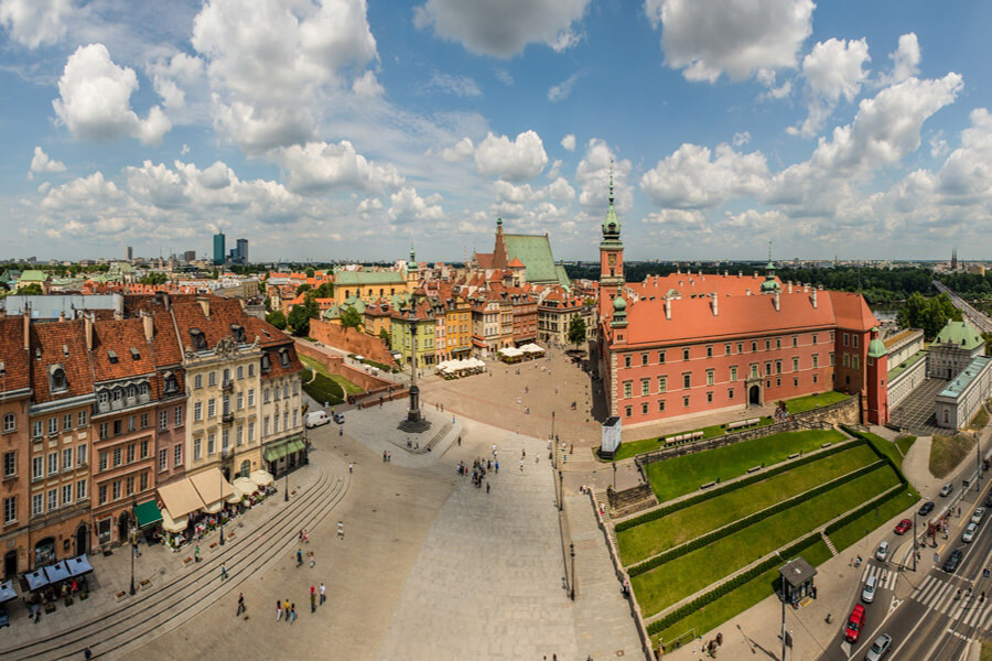 Panorama sur Zamkowy Square Filip Kwiatkowski (c) WTO