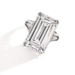 Bague en diamant de Harry Winston 18.86 carats