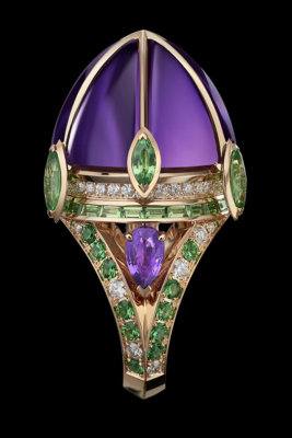 Charles Zuber bague Pomander améthiste