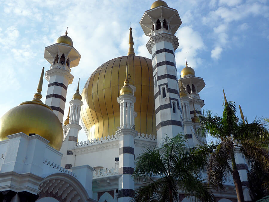 Ubudiah Mosque de Perak aux superbes dômes dorés Perak