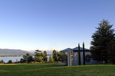 Perspective avec vue sur le lac depuis le Château de Tannay VMT(c) Fabrice Nassisi