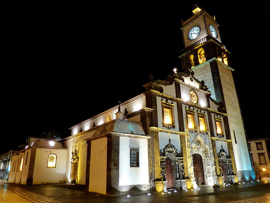 Ponta Delgada l'église Igreja Matriz splendeurs du style baroque (c) Faber Açores Tourisme