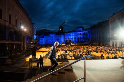 Marco Solari President, 74e Locarno Film Festival, lancement sur la Piazza Grande © Alessandro Crinari