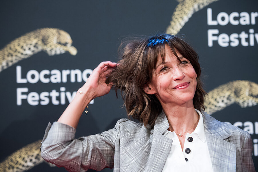 Sophie Marceau venue présenter le film Une Femme de notre temps sur la Piazza Grande (c) Locarno Film Festival