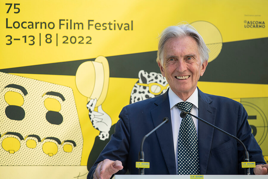 Le Président du Locarno Film Festival Marco Solari au 75e Locarno Film Festival (c) Locarno Film Festival