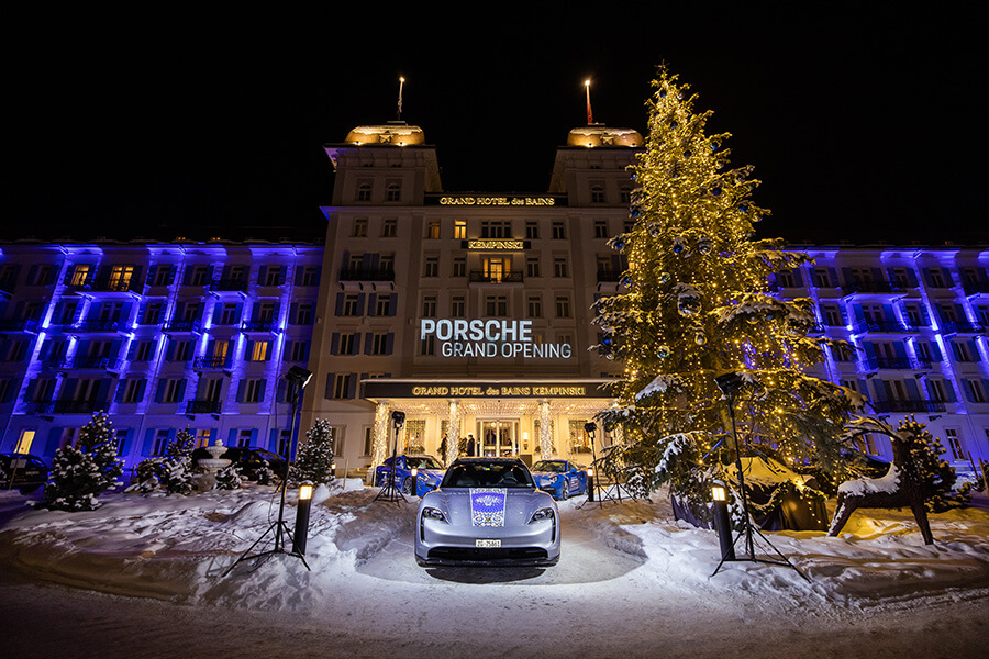 Grande Soirée Porsche ouverture du St. Moritz Gourmet Festival au Grand Hôtel des Bains Kempinski (c) David Hubacher