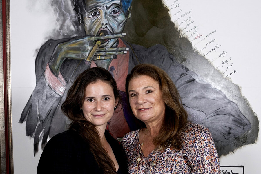 Celine Belina et Joëlle Belina responsable de la communication de l'exposition DFA (c) Pascal_Bitz