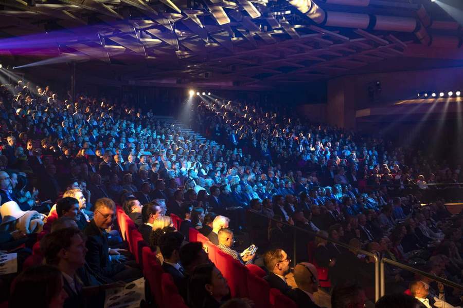Le Théâtre du Léman des grands soirs plein à craquer lors de la soirée du GPHG 2023