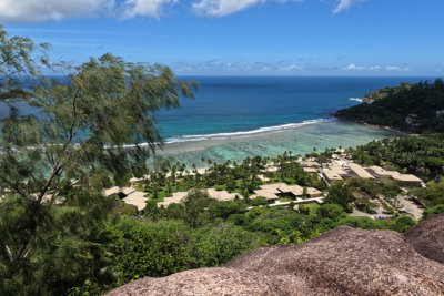 Une vue générale sur l'Hôtel Kempinski Seychelles