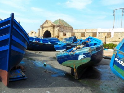 Essaouira séduit par son caractère particulier avec ses remparts du XVIIIe Siècle et son histoire maritime (c) GAD