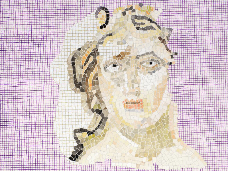 Imperial Purple Aquarelle sur papier Colombo