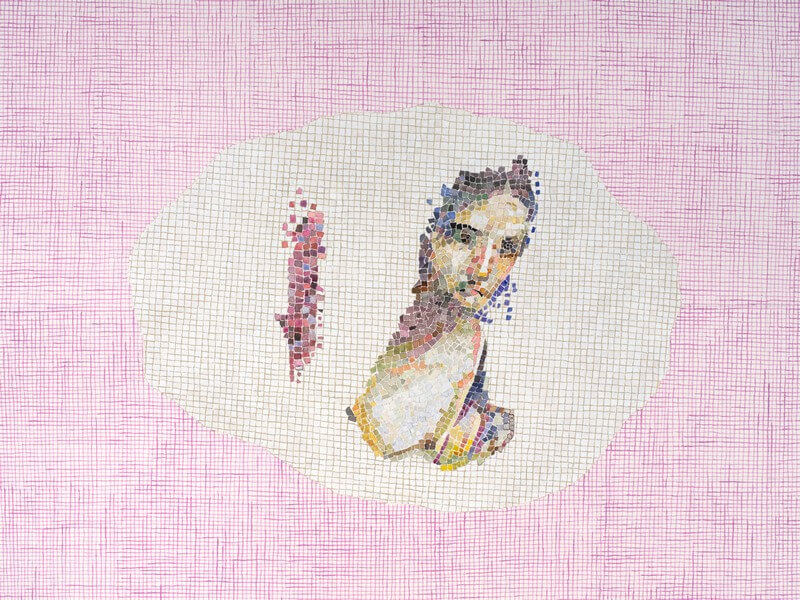 Wisteria Aquarelle sur papier Colombo