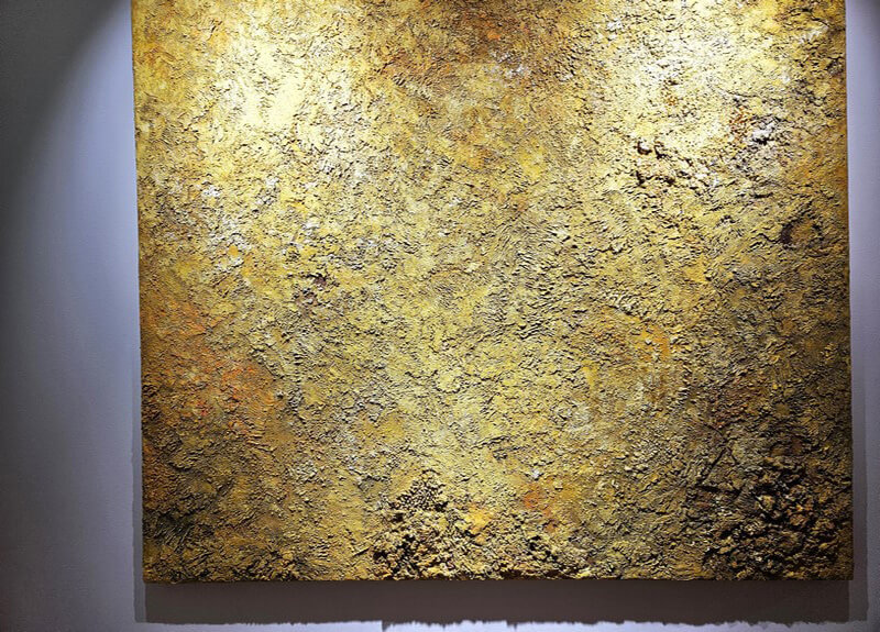 NumTechnique mixte sur jute 210x180cm (c) GAD