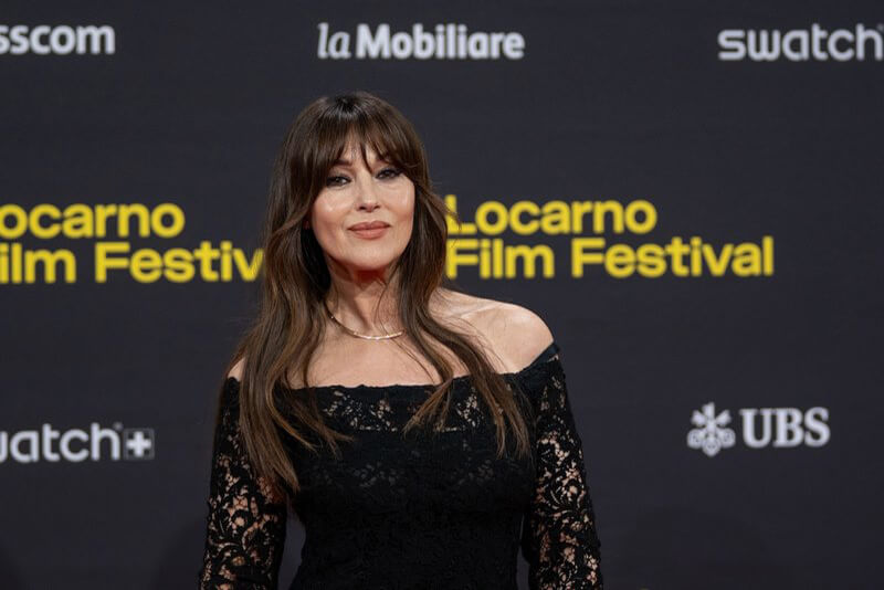Resplendissante Monica Bellucci, sur le tapis rouge du Festival (c)Locarno Film Festival
